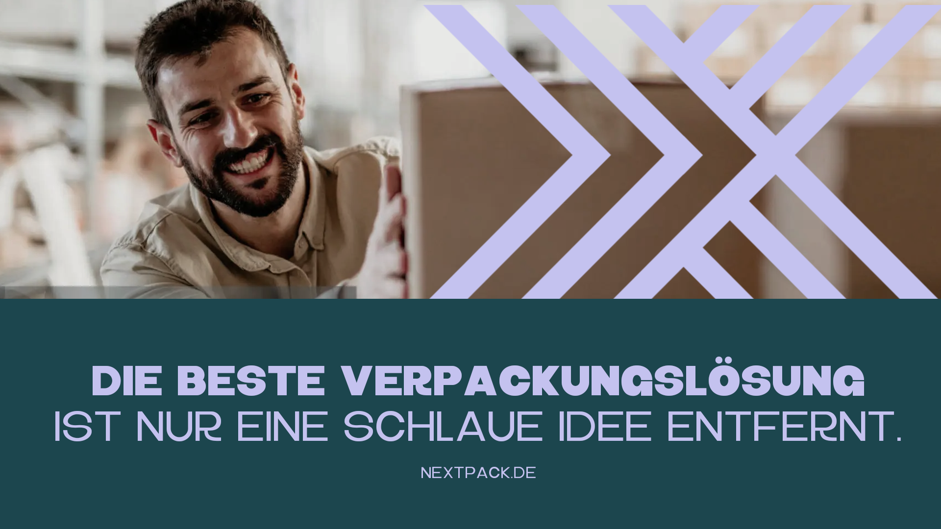 Nextpack Verpackungslösung mit appliziertem Markendesign